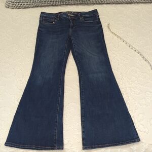 American Eagle Outfitters Dark Blue Wide Leg Jeans